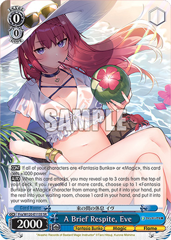 A Brief Respite, Eve