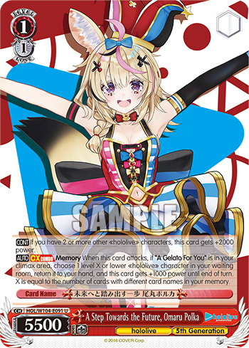 A Step Towards the Future, Omaru Polka