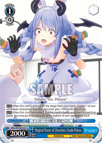Magical Power of Chocolate, Usada Pekora