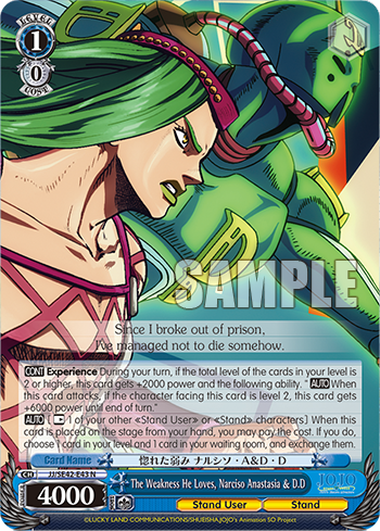 The Weakness He Loves, Narciso Anastasia & D.D