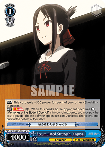 Accumulated Strength, Kaguya