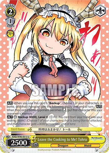 Leave the Cooking to Me! Tohru