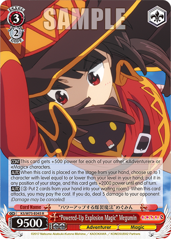 “Powered-Up Explosion Magic” Megumin