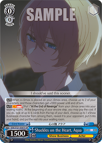 Shackles on the Heart, Aqua