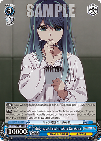 Studying a Character, Akane Kurokawa