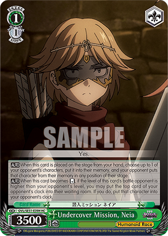 Undercover Mission, Neia