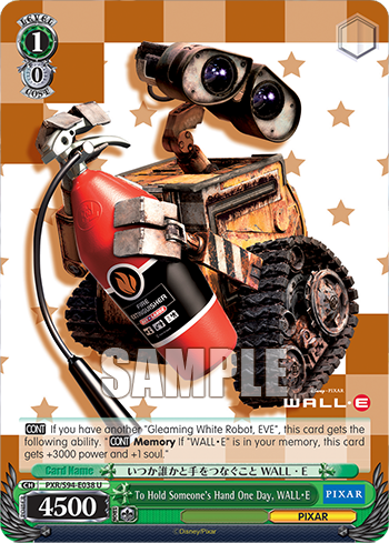 To Hold Someone's Hand One Day, WALL・E