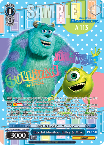Cheerful Monsters, Sulley & Mike