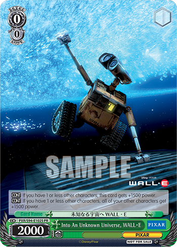 Into An Unknown Universe, WALL・E