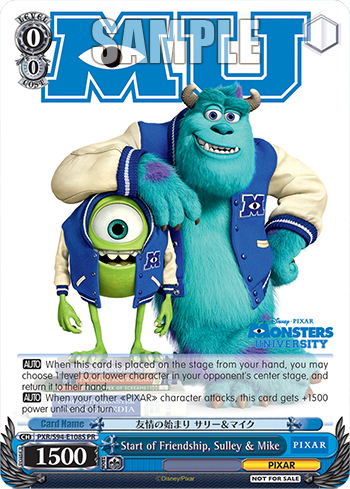 Start of Friendship, Sulley & Mike