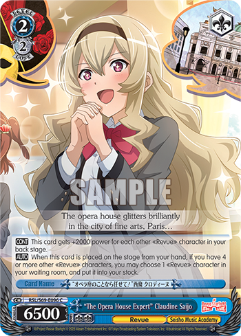 "The Opera House Expert" Claudine Saijo