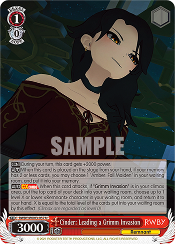 Cinder: Leading a Grimm Invasion