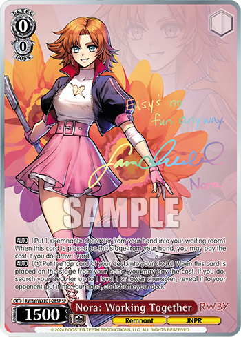Nora: Working Together
