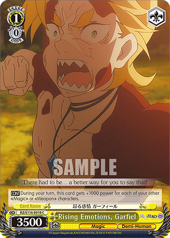 Rising Emotions, Garfiel