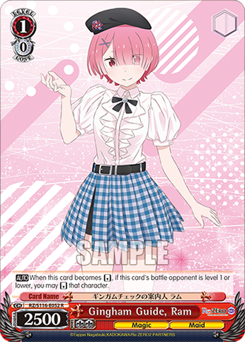 Gingham Guide, Ram