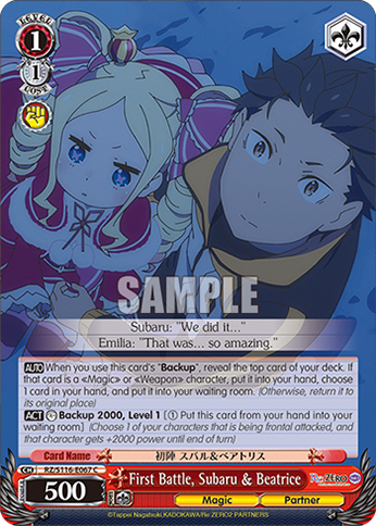 First Battle, Subaru & Beatrice