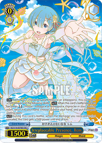 Irreplaceable Presence, Rem