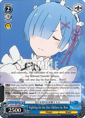 Fighting for the One I Believe In, Rem