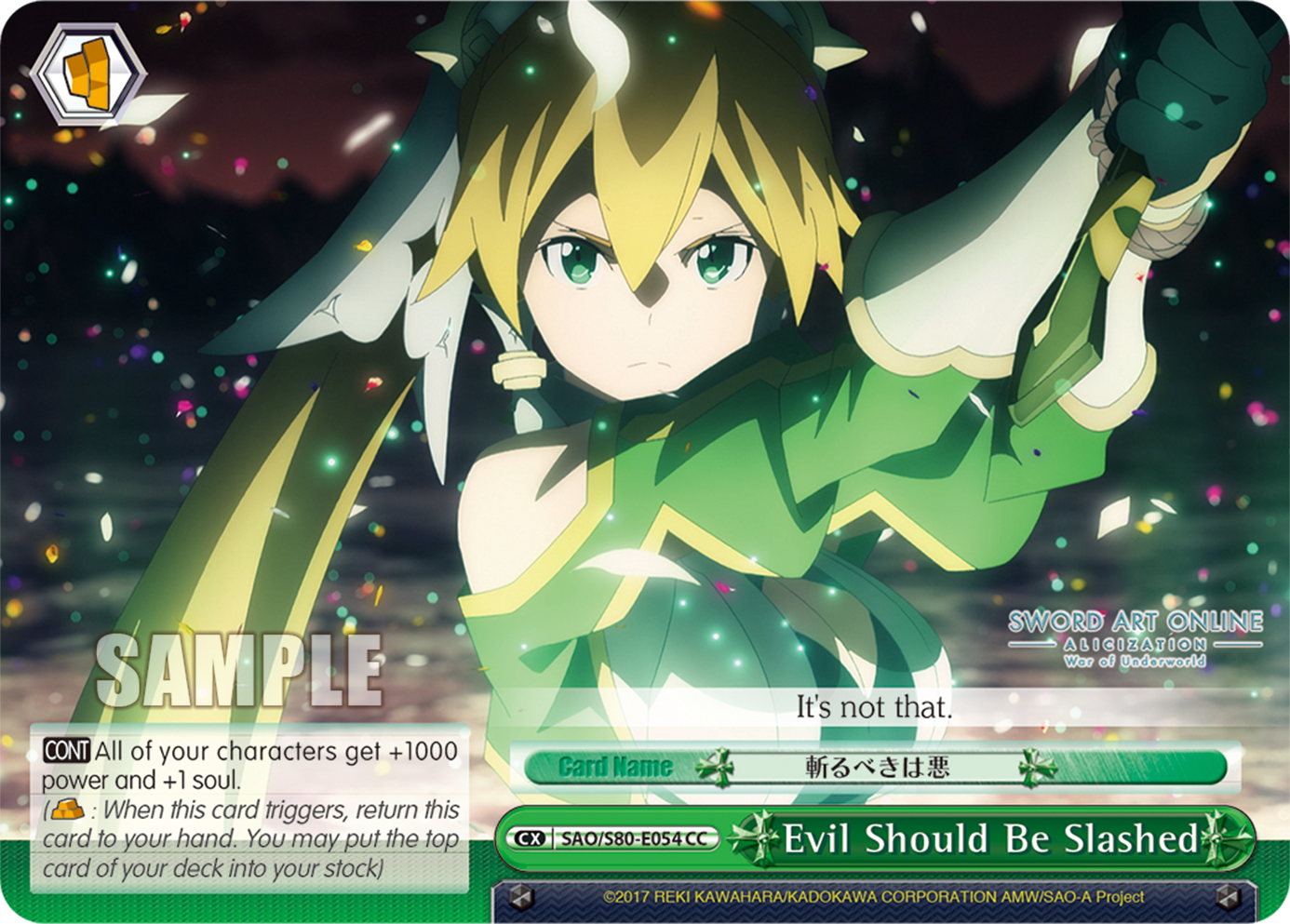 Evil Should Be Slashed