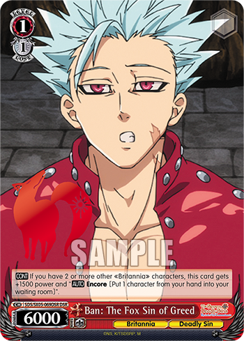 Ban: The Fox Sin of Greed