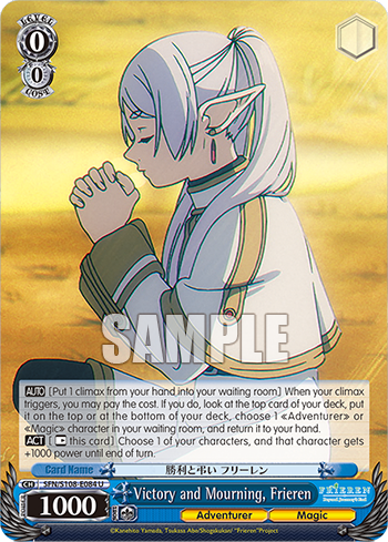 Victory and Mourning, Frieren