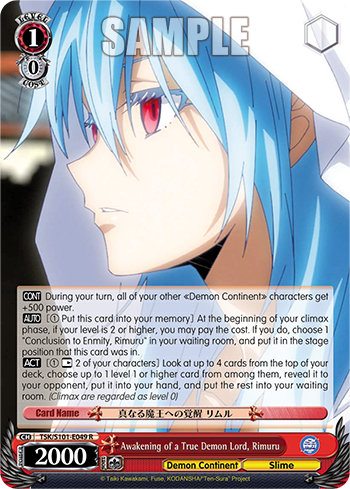 Awakening of a True Demon Lord, Rimuru