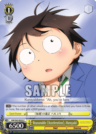 Reasonable 《Acceleration》, Haruyuki