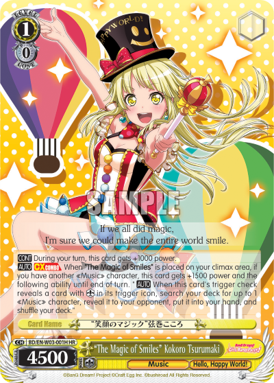"The Magic of Smiles" Kokoro Tsurumaki
