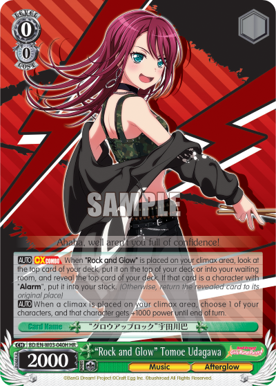 "Rock and Glow" Tomoe Udagawa