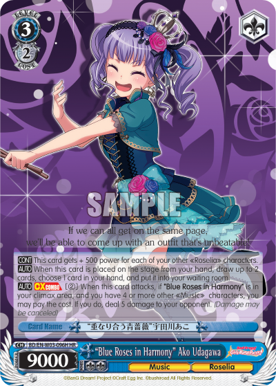 "Blue Roses in Harmony" Ako Udagawa
