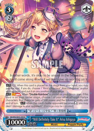 "Will Definitely Take It" Arisa Ichigaya