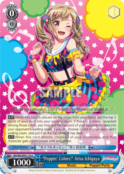 "Poppin' Colors!" Arisa Ichigaya
