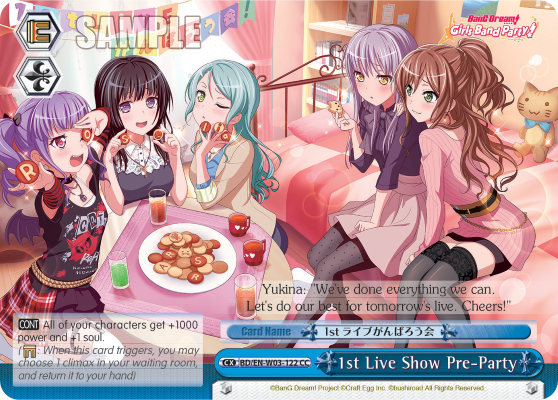 1st Live Show Pre-Party