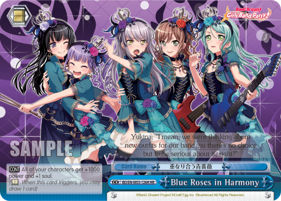Blue Roses in Harmony