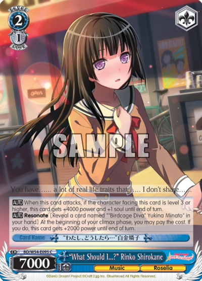 "What Should I...?" Rinko Shirokane