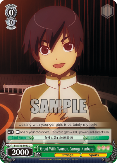 Great With Women, Suruga Kanbaru
