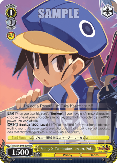 Prinny X-Terminators' Leader, Fuka