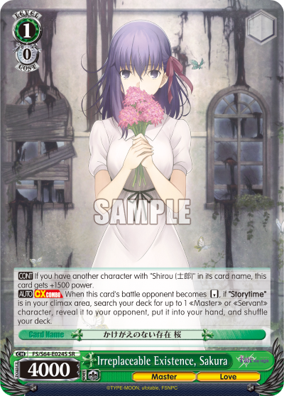 Irreplaceable Existence, Sakura