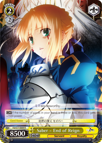 Saber - End of Reign