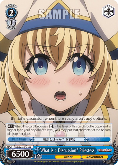 What is a Discussion? Priestess
