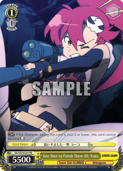 One Shot to Finish Them All, Yoko