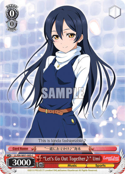 "Let's Go Out Together♪" Umi