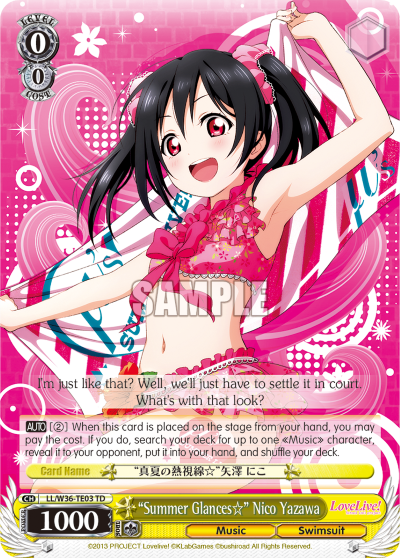 "Summer Glances☆" Nico Yazawa