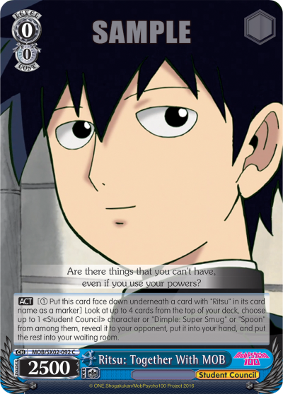 Ritsu: Together With MOB