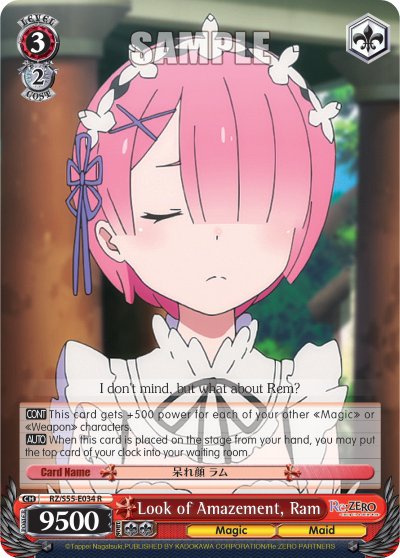 Look of Amazement, Ram