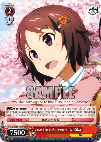 Ceasefire Agreement, Rika