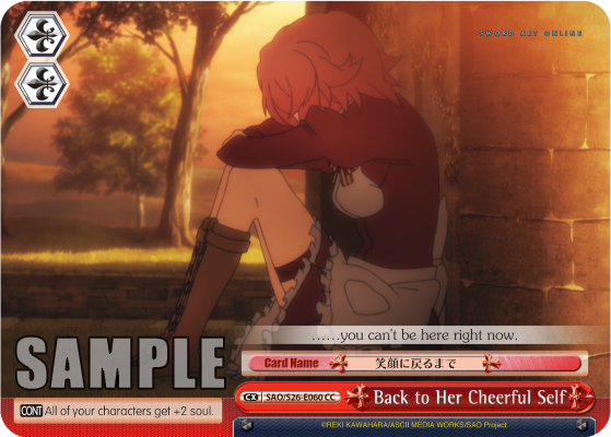 Back to Her Cheerful Self