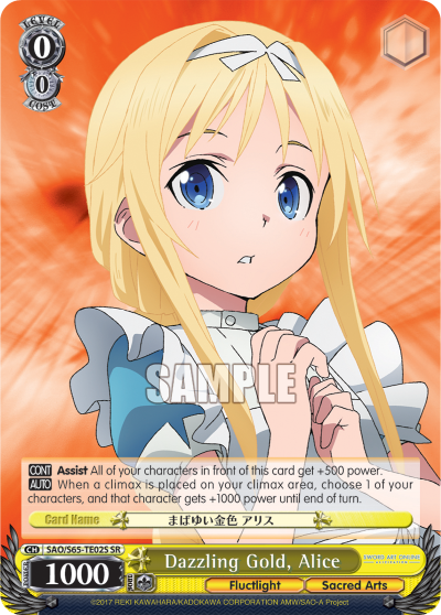 Dazzling Gold, Alice