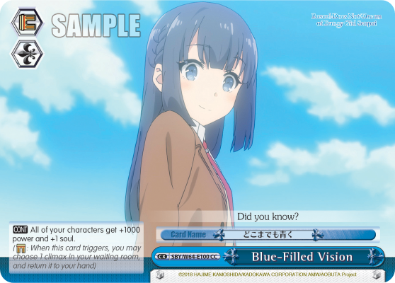 Blue-Filled Vision