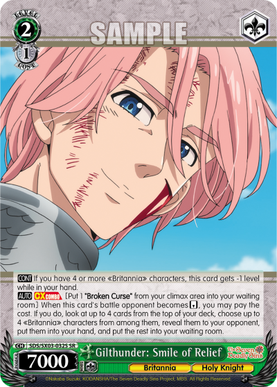 Gilthunder: Smile of Relief